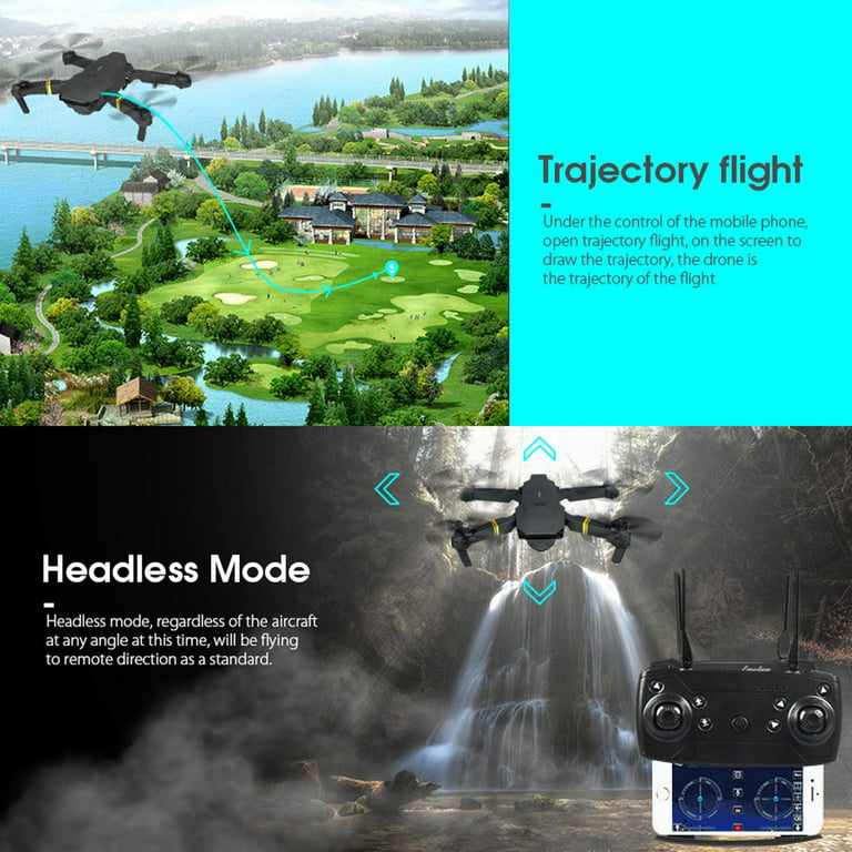 Myshle SMS Drone, Foldable Drones with 4K HD Camera for Adults, RC  Quadcopter Wi