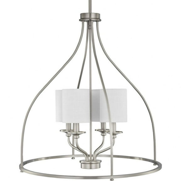 Progress Lighting - Four Light Foyer Chandelier - Bonita - 4 Light in Luxe and