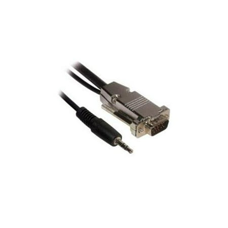 Cables To Go 40690 75ft PLENUM HD15 M-F UXGA EXTENSION CABLE with 3. 5mm AUDIO