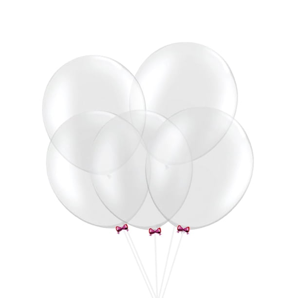 unbranded 6Ud Globos Transparentes Redondos De Látex Para Y Prop Fotográfico En Eventos