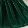 thumbnail image 6 of FYMNSI Toddler Baby Girl Velvet Long Sleeve Dress Ruffle Party Gown Dress Christmas Fall Winter Dress, 6 of 7