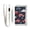Cartoon Car and Star, variant on Nylon Trifold Card Wallet with ID Window Zipper Pocket for Men Women Teen Car Trucks Boats Planes