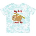 thumbnail image 3 of Inktastic My Aunt Loves Me Sloth Boys or Girls Toddler T-Shirt, 3 of 5