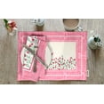 thumbnail image 2 of Vargottam Placemats- Placemat For Dining Table, Set Of 4- Printed & Reversible CottonNapkin-IndoorPlacematsFor Home & Kitchen Dining Table- Florals (Rose Pink), 2 of 5