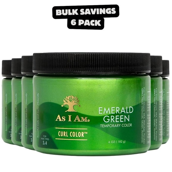 6 Pack - AS I AM Gel Colorant Temporaire Curl (6oz)