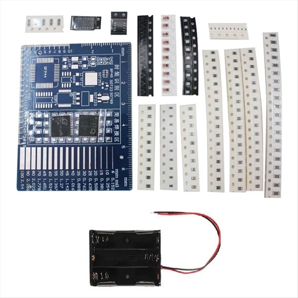 Tablero de Práctica de Soldadura de Componentes SMD, Kit de Bricolaje, Tablero de Entrenamiento de Habilidades, Juego de Transistores Led, Práctica