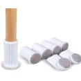 thumbnail image 5 of 24 Pairs of Non-Slip Knit Furniture Socks for Chair Legs, Prevent Scratches and Reduce Noise, Move Easily, White, 5 of 5