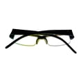 thumbnail image 6 of Electric Ophthalmic Plastic Metal Rectangle Eyeglass Frames Black Pearl 54mm, 6 of 8