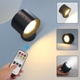 thumbnail image 2 of USB Rechargeable LED Lights with Remote 3 Color Temperatures Brightness Dimmable 360° Rotatable Magnetic Installation B, 2 of 6