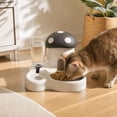 thumbnail image 4 of Cottage Style Pet Feeder Water Dispenser Food Storage Sealed Auto Refill for Cats Dogs Small Pets Indoor Feeding Station Cute Decor, 4 of 7