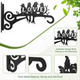 thumbnail image 5 of Colgadores de Plantas Estéticos para Exterior e Interior - Soporte de Metal Colgante de 25 cm con Hermoso Estampado de Pájaros (1 Unidad), 5 of 5