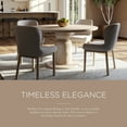 thumbnail image 7 of Maven Lane Mila Contemporary Round Wooden Dining Table in Refined White Finish, 7 of 7