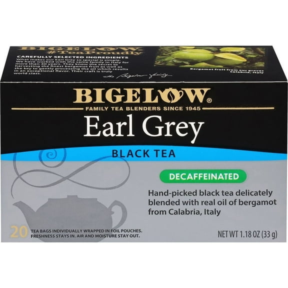 Bigelow Decaffeinated Earl Grey Tea Bags - 20 ct (Pack of 2)