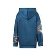 thumbnail image 3 of Seyurigaoka Women Geometric Horse Print Pattern Hooded Pullover, Oversized Cowgirl Western Vintage Style Sweatshirt with Pockets, 3 of 8