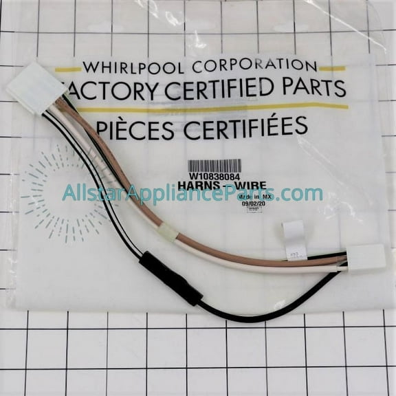 Whirlpool Refrigerator Wire Harness W10838084