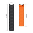 thumbnail image 4 of Magnetic Closure for Galaxy Watch FE/7/6/5/4 Silicone Strap Band Kid/Men/Women ,Sport Loop Bracelet Wristband Strap Soft Sport Strong Magnetic Strap Replacement Watch Band,G, 4 of 5