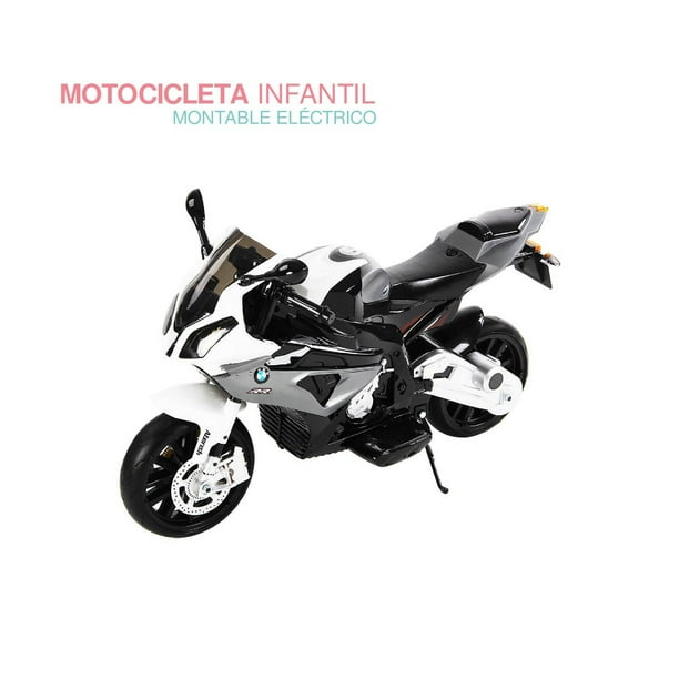 Motocicleta montable eléctrica RASTAR BMW S1000 RR negro Unitalla
