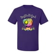 thumbnail image 2 of Wild Bobby, Colorful Softball Girl, Sports, Men Graphic Tee, Purple, Large, 2 of 5