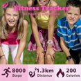 thumbnail image 5 of Kids Digital Watch Waterproof Sports Watches for Kids Fitness Tracker with Pedometer (Pink), 5 of 5