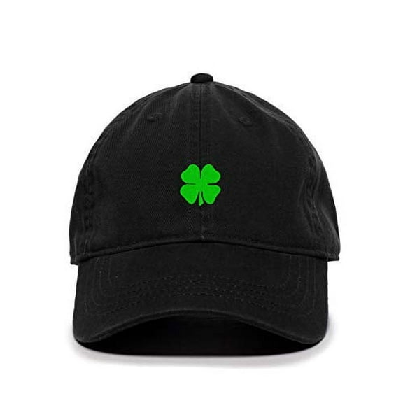 4 Leaf Clover Shamrock Baseball Cap Embroidered Cotton Adjustable Dad Hat