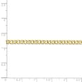 thumbnail image 4 of 10k 3.35mm Semi-Solid Curb Link Chain (Weight: 1.42 Grams, Length: 7 Inches), 4 of 4