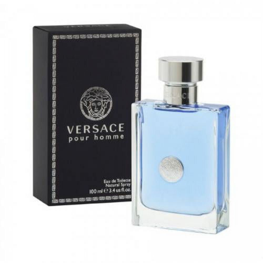 Versace Pour Homme Eau de Toilette, Cologne for Men, 3.4 Oz 
