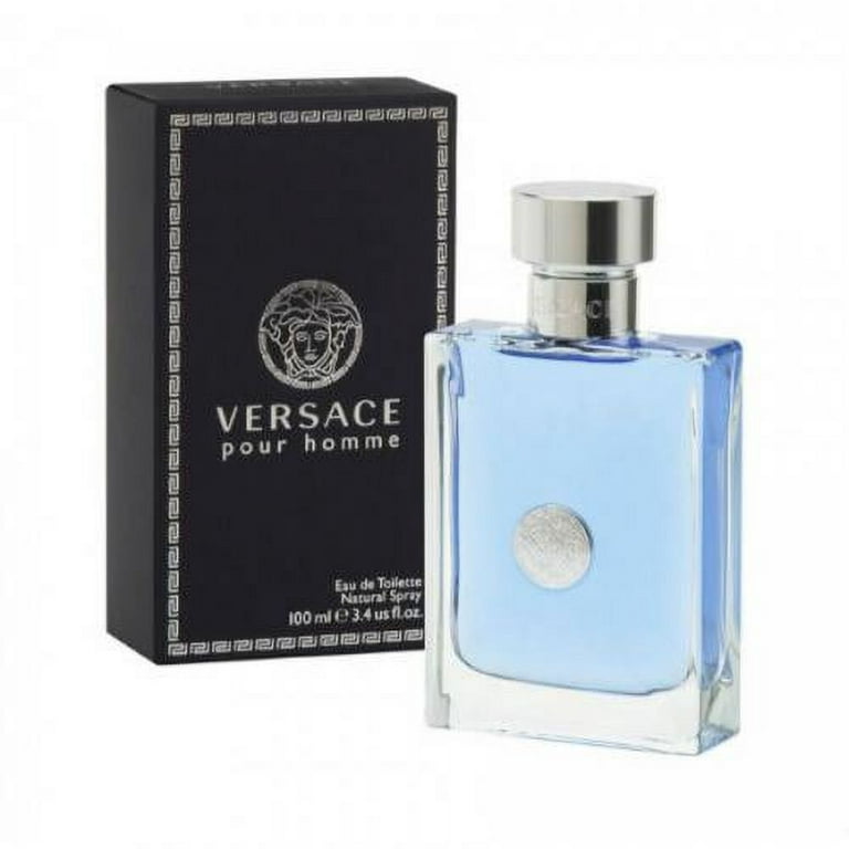 Versace Pour Homme Eau de Toilette, Cologne for Men, 3.4 Oz