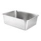 thumbnail image 2 of Caja de arena para gatos, bandeja de arena para gatitos de Metal, parte superior abierta, a prueba de óxido, resistente a los arañazos, orinal ligero 45x35x15cm, 2 of 9