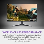 Dell Alienware 27 Gaming Monitor | 280Hz, 1ms, QHD | FreeSync Premium Pro + G-Sync | Fast IPS, VESA HDR600 | Height/Tilt/Swivel/Pivot, AlienFX RGB, Low Blue Light