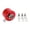 Red, variant on 360° Car Steering Wheel Quick Release, 3/4" Shaft Racing Disconnect Hub Adapter, Heavy Duty