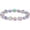 8MM Aurora Clear Iridescen Crystals Bracelet, variant on Aurora Borealis Crystal Bracelet for Women – Stretchy Iridescent Faceted Beads with AB Coating, 5000+ Pull Tested Elastic Cord, Gift Ready in Velvet Pouch/Box