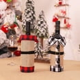 thumbnail image 3 of Funda para botella de vino de 2 piezas, funda para botella de vino navideña, suéter para botella de vino tinto para decoración navideña(funda para botella de vino), 3 of 5