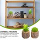 thumbnail image 2 of 2 mini suculentas simuladas en miniatura, bonitas plantas en maceta para decoración de escritorio, 2 of 6