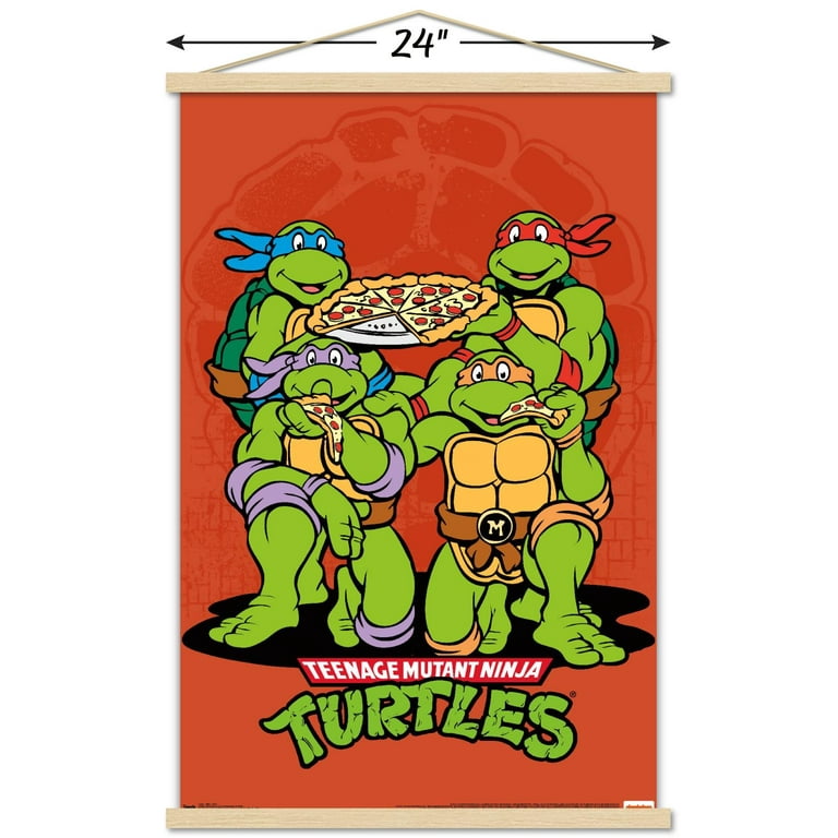 Nickelodeon Teenage Mutant Ninja Turtles - Pizza Wall Poster with