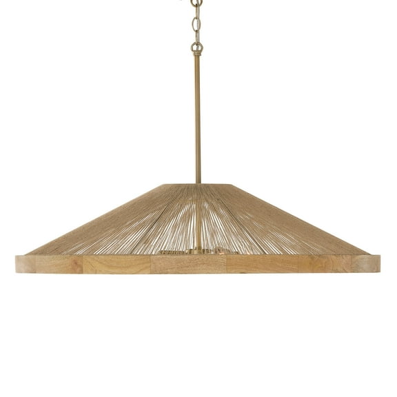 Capital Lighting 352841 Maya 4 Light 31" Wide Pendant - Brass