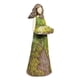 thumbnail image 1 of Comedero para pájaros, niña del bosque de cuento de hadas, artesanía de resina, estatua de jardín al aire libre, adorno de decoración de césped de resina, 1 of 4