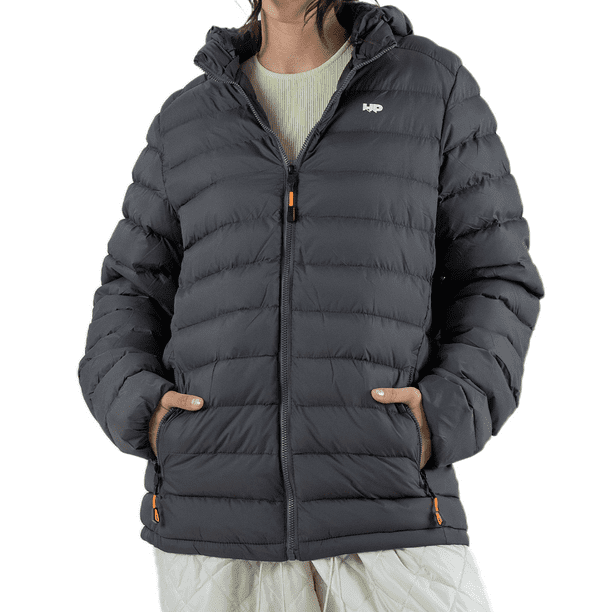 Chamarra Acolchada Impermeable Para Mujer Color Gris Talla Grande Walmart en linea