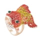 thumbnail image 1 of Minnieouse Anillo de mujer, cristal de diamantes de imitación, pez, cumpleaños, vacaciones, playa, cita, viaje, joyería personalizada Ropa, zapatos y accesorios Miscelánea Oro talla 7, 1 of 6