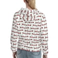 thumbnail image 7 of Kdxio Christmas Train Print Womens Oversized Hoodies Sweatshirts Hooded Pullover Tops Sweaters Casual-Large, 7 of 7