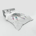 thumbnail image 3 of Ambesonne Tribal Bedding Set 3 Pcs, Inspirational Wild Free, Twin XL, Pale Grey Pink Teal, 3 of 3