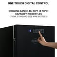 thumbnail image 5 of Koolatron 10 Bottle Wine Cooler Thermoelectric Freestanding Wine Fridge, 5 of 11