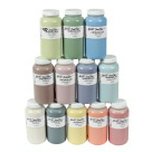 COLORAMICS LLC 1371408 UNDERGLAZE SAX ASSORTMENT PINTS SET OF 12