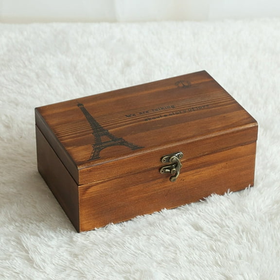 Raindrops  Needle Thread Storage Container Sewing Supplies Organizer Brown