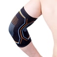 thumbnail image 1 of Elbow Brace Compression Support, Elbow Sleeve for Tendonitis, Tennis Elbow Brace and Golfers Elbow Treatment, Arthritis, Workouts, Weightlifting, Reduce Elbow Pain, 1 of 6