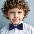 thumbnail image 2 of hengsof Nœud Papillon Classique Uni pour Garçons, Nœud Papillon Mignon pour Chemises d'Uniforme Scolaire, Parfait pour la Rentrée, 2 of 6