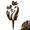 Bird & Wildflower Metal Garden Stake-1PCS-A19, variant on Bird & Wildflower Metal Garden Stake, Rustic Decorative Outdoor Plant Art Stake, Bird Floral Pattern Garden Ornament for Lawn Patio Flower Bed Planters 1PCS