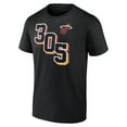 thumbnail image 2 of Men's Black Miami Heat Half Court Offense T-Shirt, 2 of 3
