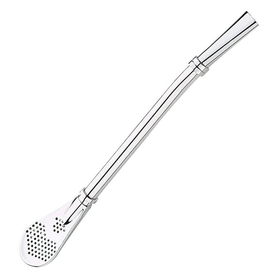 OAVQHLG3B Stainless Steel 304 Straw Colander Tea Leaking Juice Residue Spoon Milk Tea Coffee Stirring Spoon