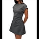thumbnail image 3 of Vestido Camisero de Verano para Mujer, Informal, Holgado, con Mangas y Corte Recto. Gris Oscuro L, 3 of 9