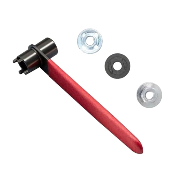 Drill Bits Accessories 2 in 1 Angle Grinder Four Jaw and Hexagonal Sleeve Disassembly Tool Pressure Disassembly Red and Black Color Scheme. Drill Kit Replacement Bits Drilling Accessories Power Tool